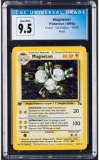 Magneton Pokemon Fossil 1999 1a edizione 11/62 Holo CGC 9.5