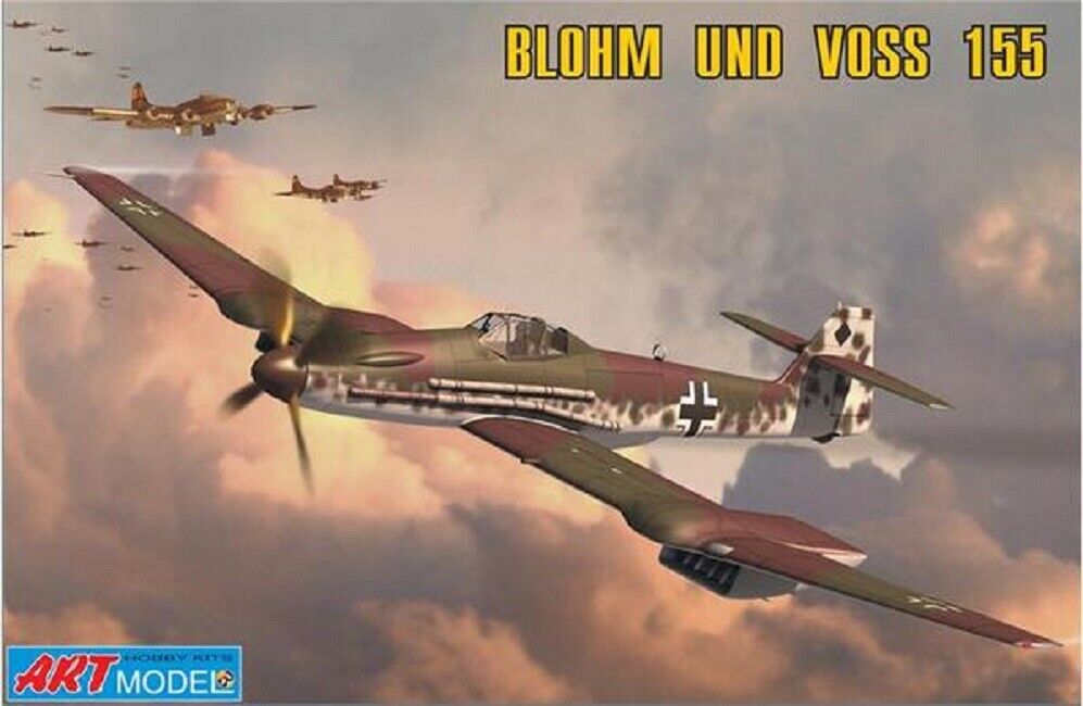 Art Model 7202 Fighter Blohm und Voss 155, plastic model kit, scale 1/72