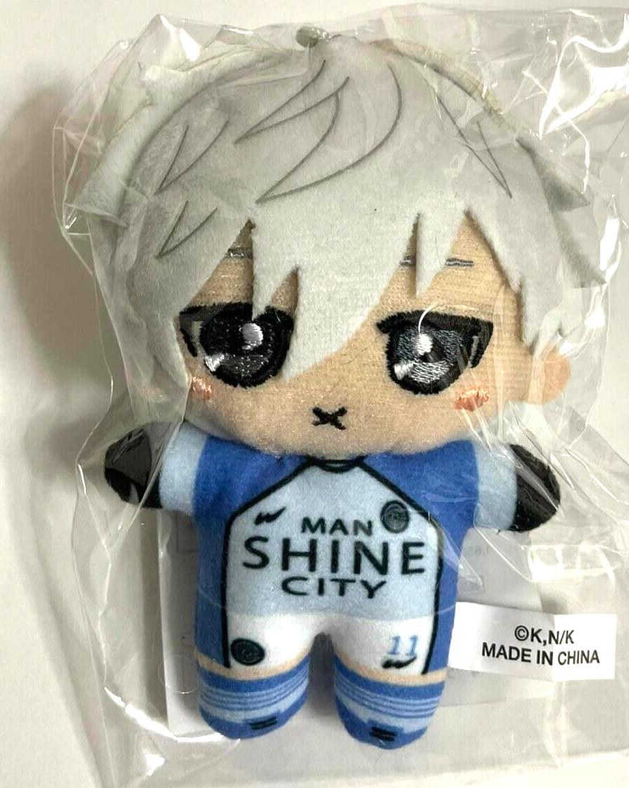 Blue Lock Exhibition Plush Doll Mascot Seishiro Nagi Man Soccer