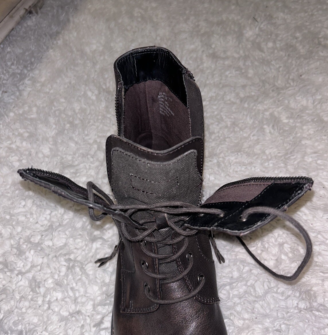 Kenneth Cole Men\'s Hugh Leather Boots Double Zipper 13M S17 Amazon.com: Kenneth Cole New York Men main image 4