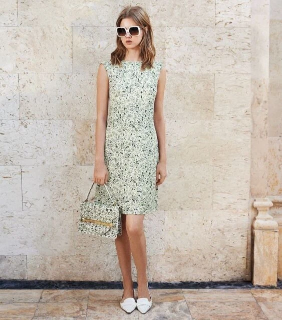 Nuovo con etichette $395 tory burch valerie drss taglia L