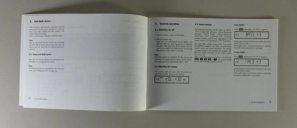 Manual Del Propietario Porsche Radio CDR 23 Para 911 + Boxster - Imagen 4 de 4