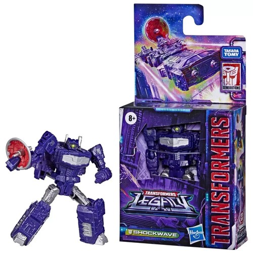 Transformers Generations Legacy Core Shockwave 3.75" Hasbro Action Figure 2022 - Picture 2 of 6