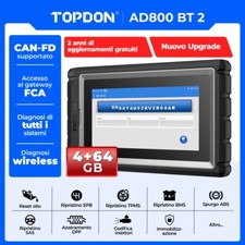 TOPDON AD800 BT 2 Dispositivo diagnostico OBD2 professionale Scanner Bluetooth
