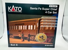 KATO 106 6003 C SANTA FE SUPER CHIEF SF 4 PASSENGER CARS SET