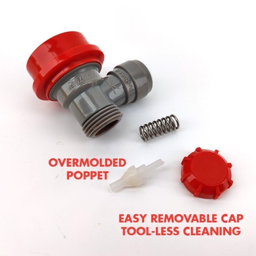 Ball Lock Disconnect Gas Liquid PAIR 5/16 3/8 1/4 Push Fit KegLand Keg Duotight - Picture 7 of 17