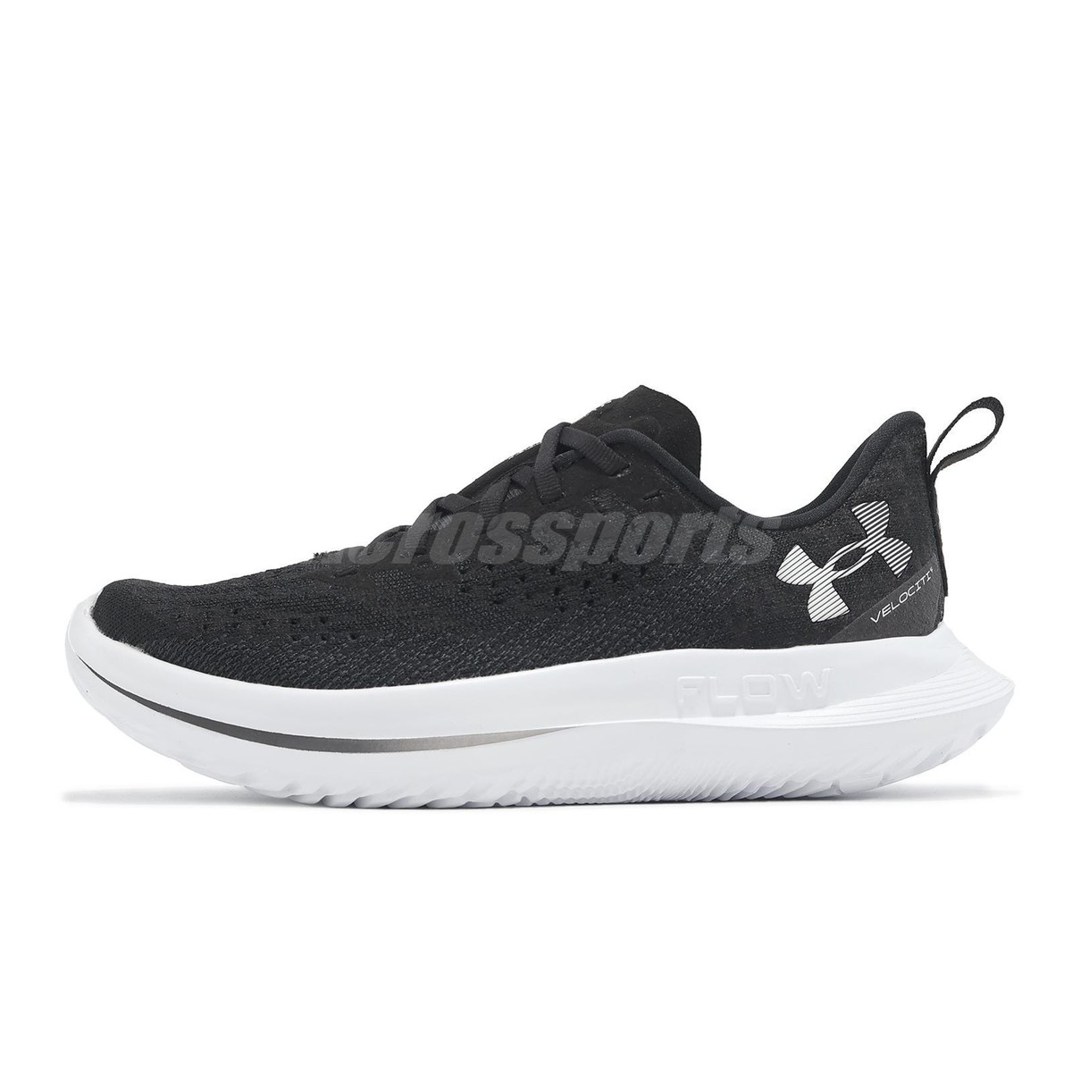 Under Armour Velociti 4 SE UA Black White Women Road Running Shoes 