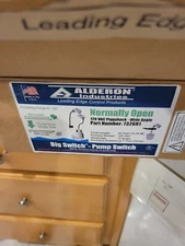 ALDERON 7326r1 BIG SWITCH PUMP SWITCH 120 VAC SUMP PUMP LEVEL CONTROLLER