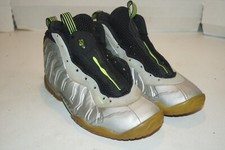 Nike Little Posite One GS 7Y Metallic Silver Camo 644791-001 NO LACES- U11