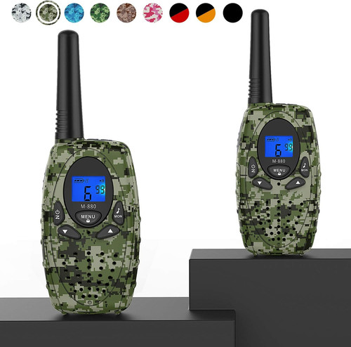 2 Way Radios Camping Accessories, M880 Frs Walkie Talkie for Adults Long Range