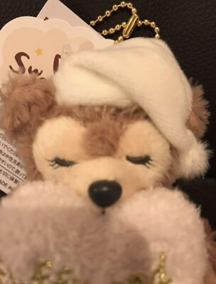 New Tokyo Disney Sea Shellie May Sleeping Plush Badge Keychain