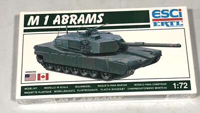 Sealed M 1 Abrams in 1/72 scale by ESCI ERTL New Sealed Mint