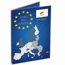 Lighthouse Coin Card For A One Euro Set Cyprus