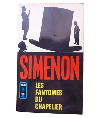 Simenon Les Fantomes Du Chapelier Book French 1965 Inspector Maigret Murder