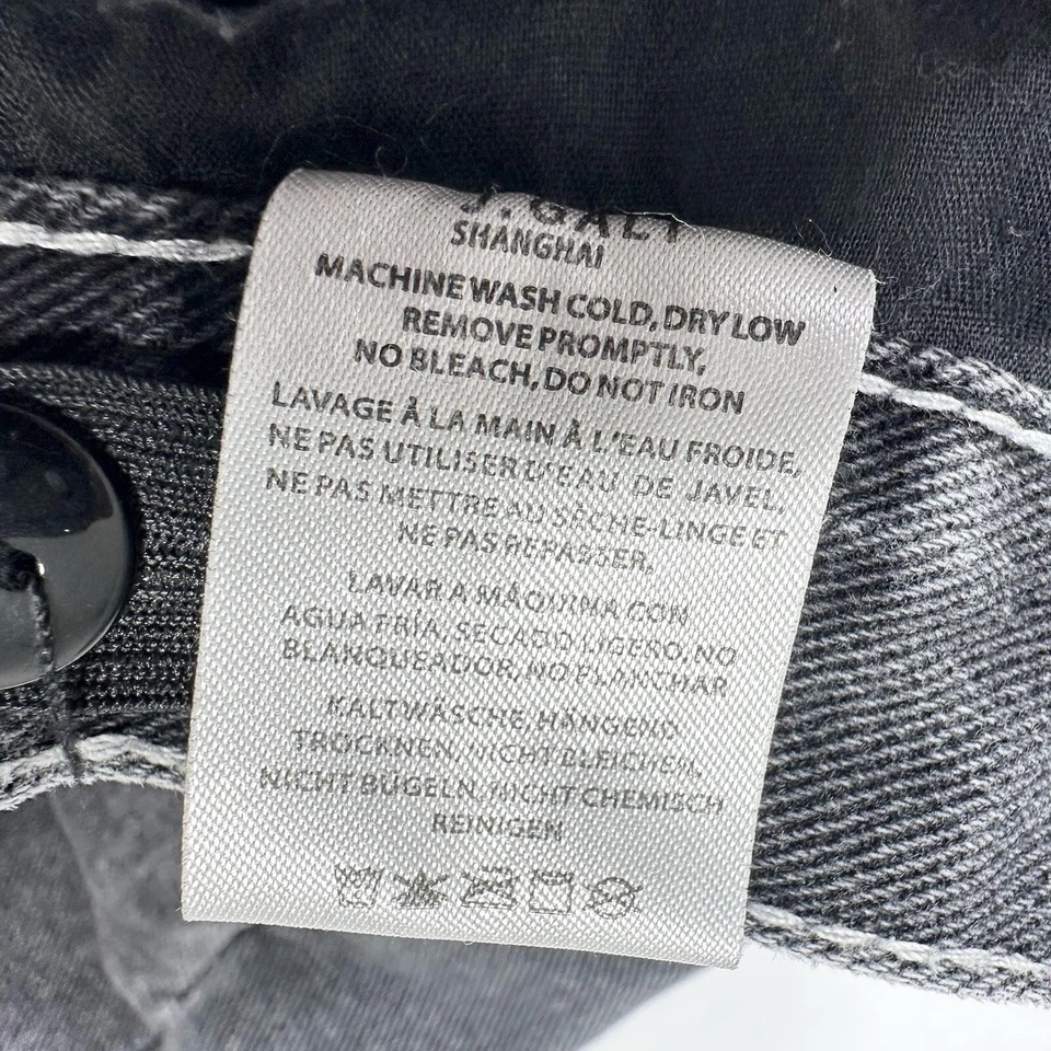 Pantalones de mezclilla J Galt Carpenter para mujer pequeños gris cintura alta holgados patinador grunge relajados Foto 3 de 4