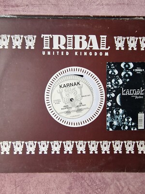 Black Moon / White Rain - Karnak 12'' Single Vinyl Record (1995, UK, House)