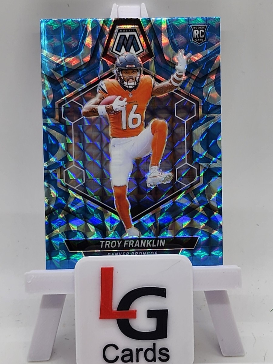 ジョーイトリビアーニ 2024 Panini Mosaic - Reactive Blue Mosaic Prizm #378 Troy