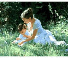 Paint By Numbers Adults kids Maternal Love DIY Painting Kit 40x50CM Canvas