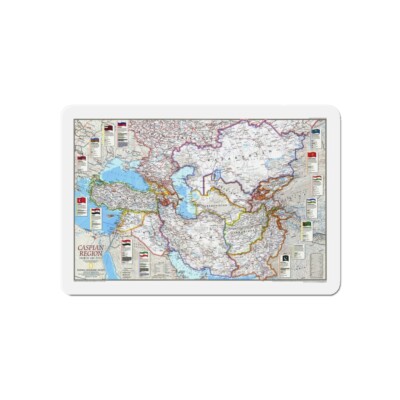 Caspian Region- Promise and Peril (1999) (Map) Refrigerator Magnet