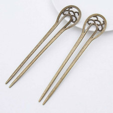 2pcs Vintage Hair Chopsticks Hair Decor U-shaped Hairpin Hair Clip Hair Stick