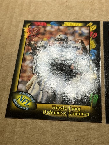 Howie Long 1991 & 1993 Wild Card & 1992 Collector’s Edge Football Cards. - 第 5/8 張圖片