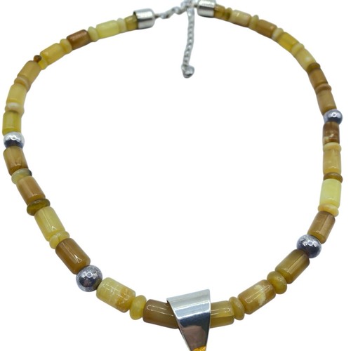 Jay King DTR Sterling Silver Butterscotch Bronze Amber Sunburst Pendant Necklace - 第 6/14 張圖片