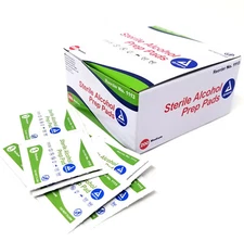 DYNAREX MEDIUM ALCOHOL PREP PADS SWABS WIPES BOX OF 200 BRAND NEW