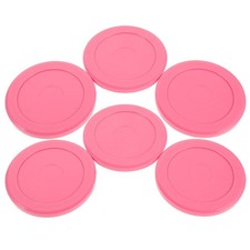 6 Pcs Pneumatic Hockey Blade Reusable Plastic Pucks Practice for Driveway
