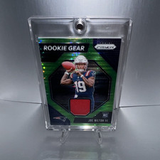 Panini Joe Milton III Patriots 2024 Prizm Rookie Gear Green Pulsar #RG-JMN