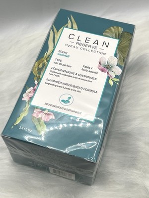 CLEAN Reserve H2EAU Collection WATERFALL EDP Fruity Aquatic 100mL H2O SEALED