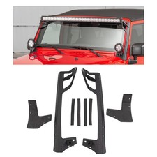 A-Säulen Lampenhalter 52 Zoll LED Bar für Jeep Wrangler JK 2007-2018