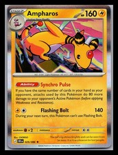 Ampharos Holo Rare ME04: Chaos Rising 029/086 NM
