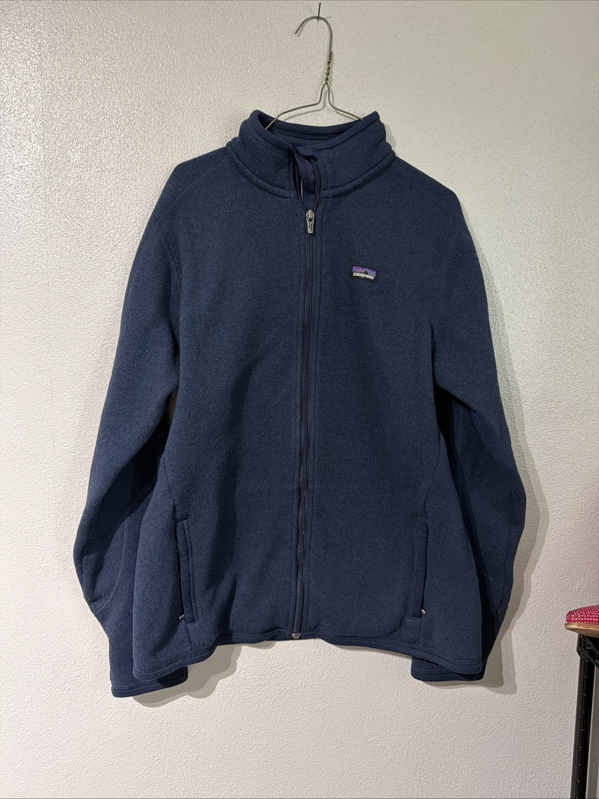 Patagonia Better Sweater Full Zip Fleece Jacket Navy Blue Women's Size Large