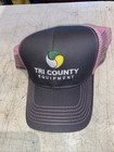 Women's John Deere Tri-County Equipment Pink Adjustable Cap Hat - New