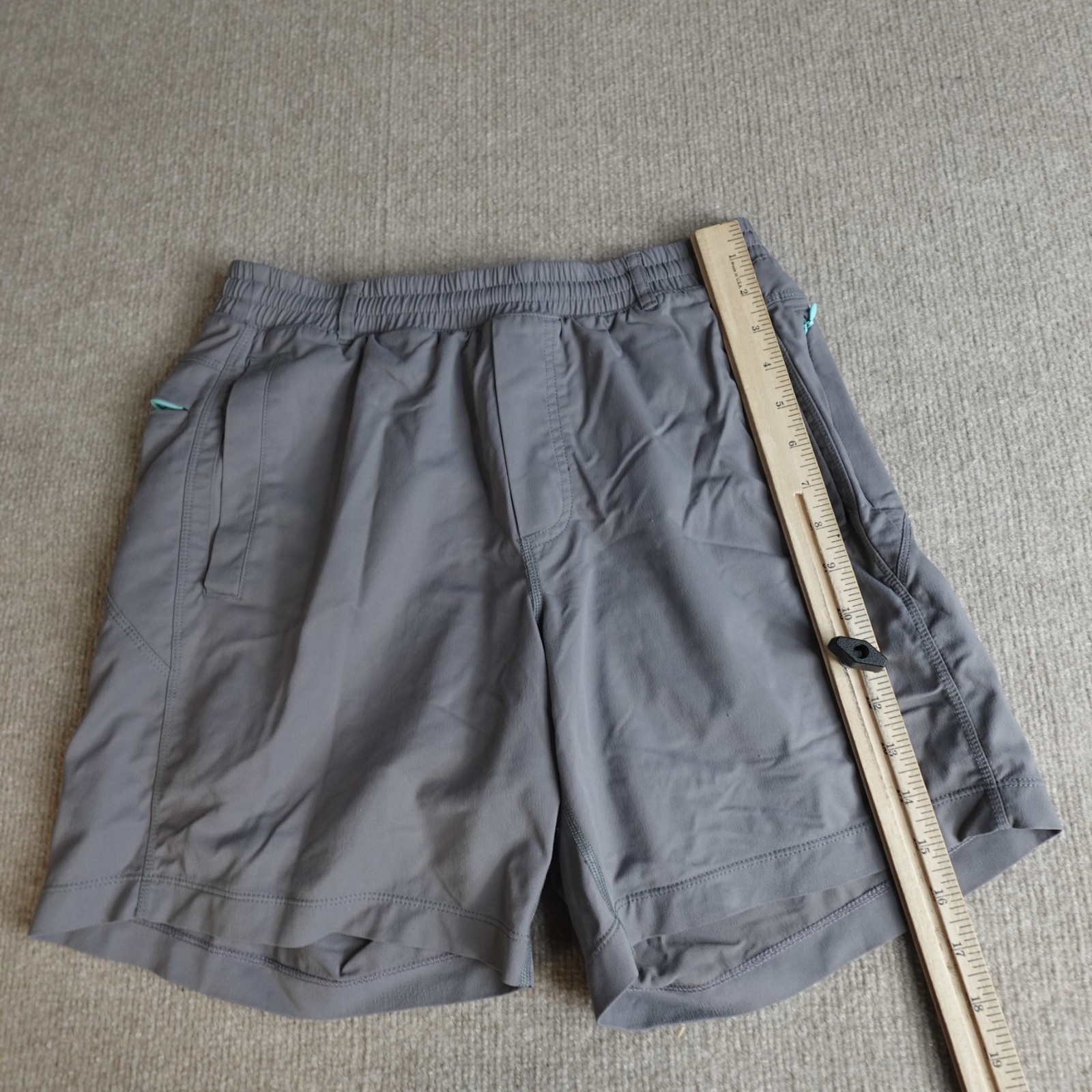 Birddogs Shorts Medium Gray Solid Lined Chino Boo… - image 2