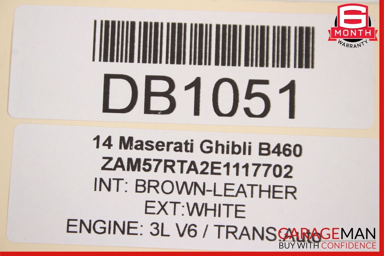 Maserati Ghibli 2014-2017 FRONT+RIGHT Door panel P/N 6700086130