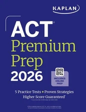 Act Premium Prep 2026, Paperback by Kaplan Test Prep (COR), Like New Used, Fr...