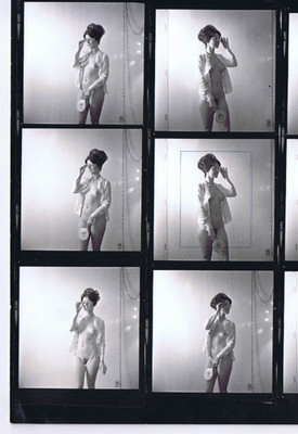 NEWLY FOUND! Hendrickson PHOTO Contact Sheet Proof Negatives Pin-Up NUDE MRS