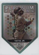 2022 Bowman Platinum Plating Die-Cuts Aqua /25 Fernando Tatis Jr #PPDC-16 06z2