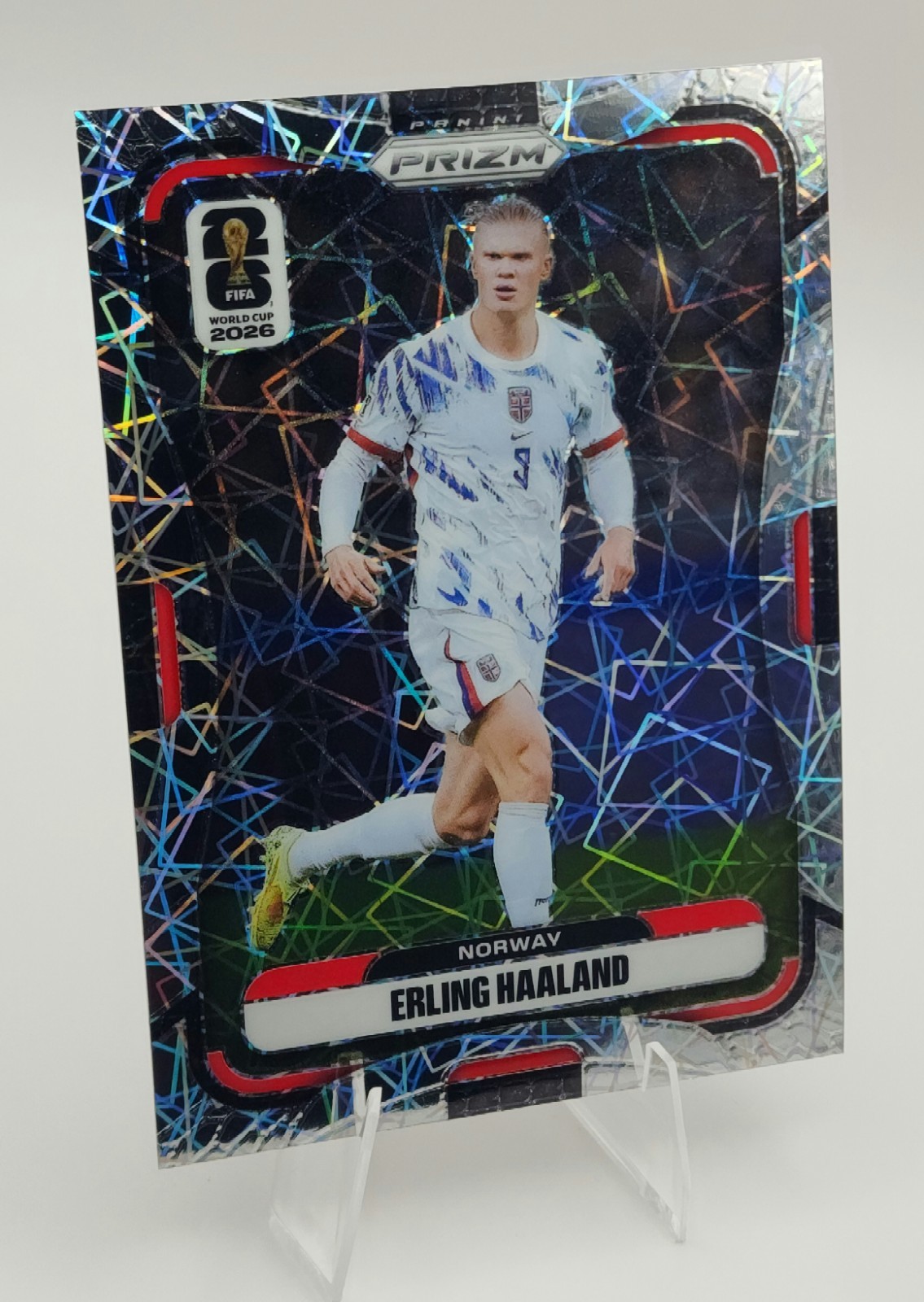2026 Panini Prizm FIFA World Cup Erling Haaland #333 Laser Prizm Norway view 8