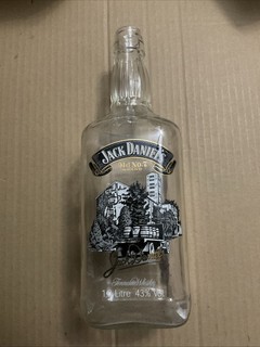 jack daniels scenes from lynchburg #2 One Liter Empty Bottle