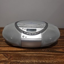 Sony CFD-S350 CD Cassette Boombox AM FM Radio CD-R/RW Mega Bass Tested