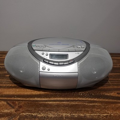 Sony CFD-S350 CD Cassette Boombox AM FM Radio CD-R/RW Mega Bass Tested