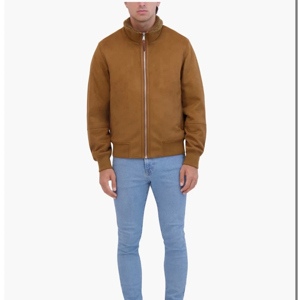 Robert Graham Vegan Suede Bomber Jacket NEW SZ S - Image 4 of 4