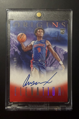 AUSAR THOMPSON 2023-24 Panini Origins Elevation Rookie Auto #ES-ATP 48/49