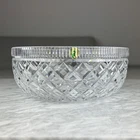 Vintage Waterford Killeen Diamond Pattern Large 10” Crystal Master Cut Bowl Rare