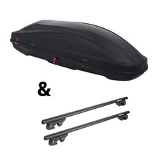 Für Toyota Corolla Verso E12J - Dachträger Menabo Sherman & Dachbox Spark 420