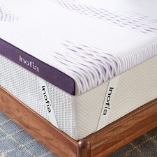 Inofia Memory Foam Mattress Topper Double, 3 Inch Gel Bed Topper with...