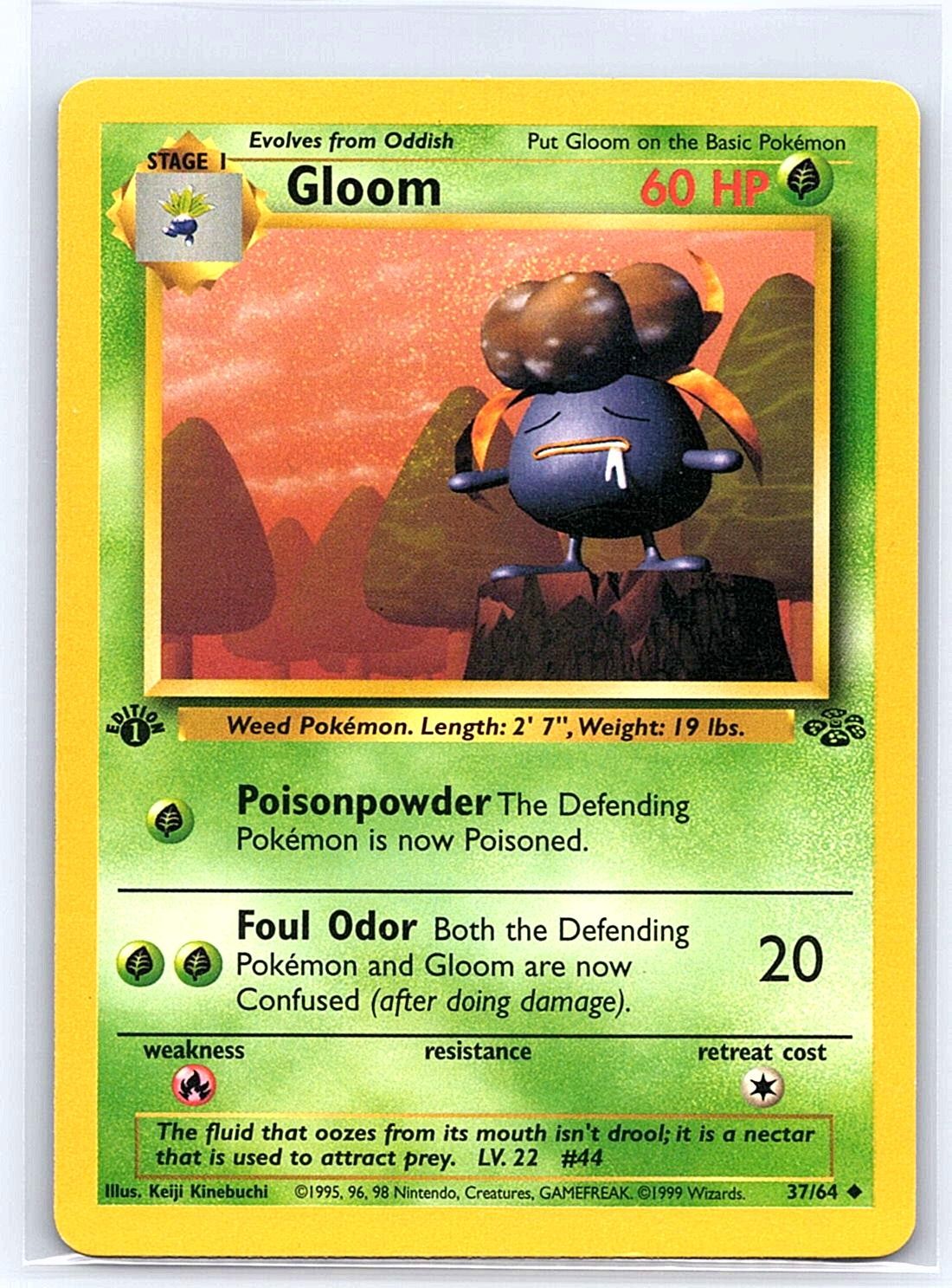 Gloom Jungle 37/64 1st Edition Non-Holo