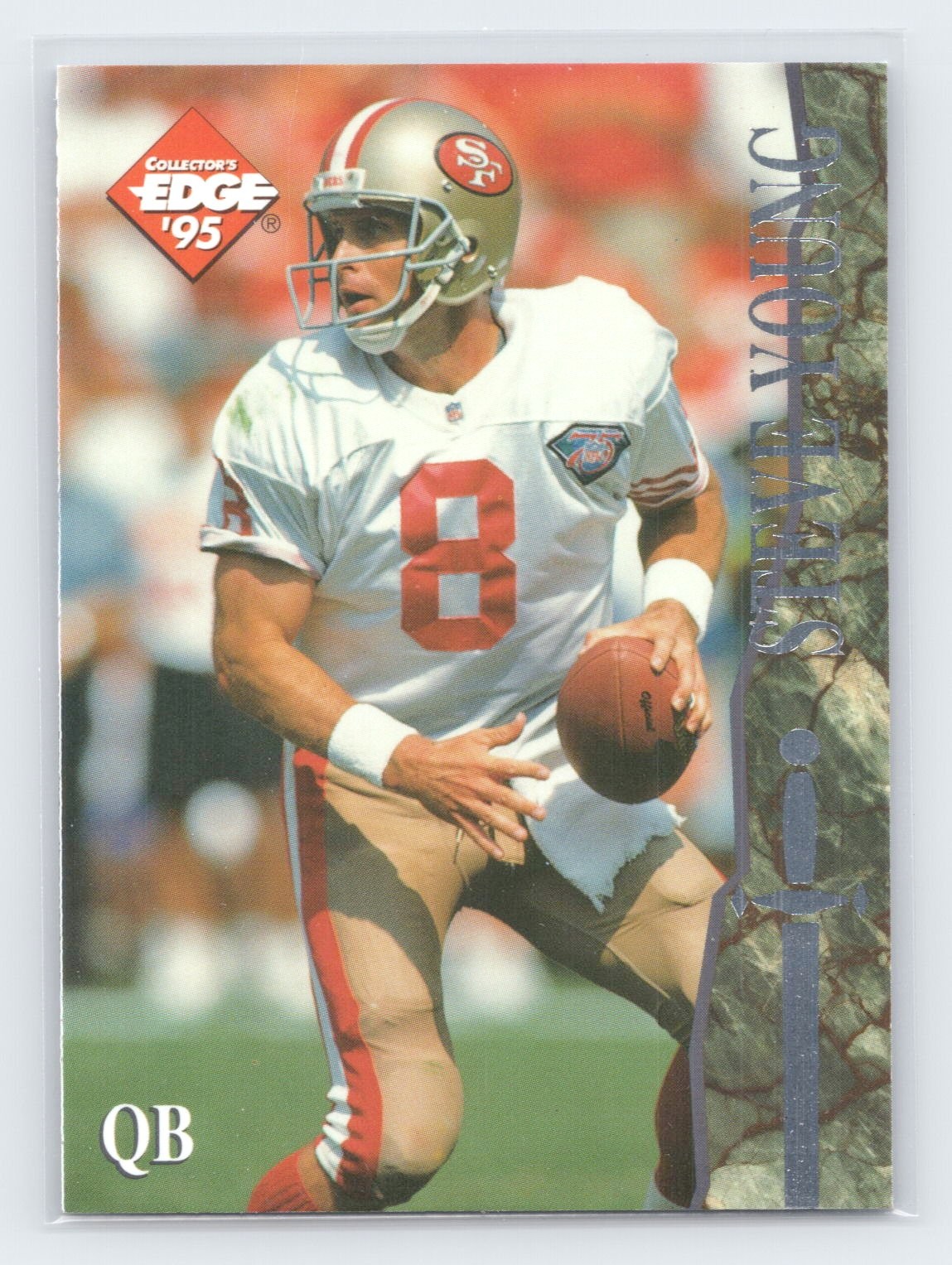 1995 Collector's Edge Excalibur #139 Steve Young Die Cuts
